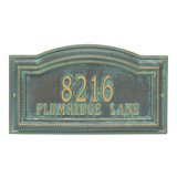 Signature Series 2-Line Wall Address Plaque