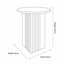 Eliam Pedestal End Table