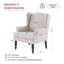 Fauteuil à oreilles rembourré Damiyah-2098304008