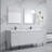 Roscoe 72.8 " W Freestanding Standard 2 Double Vanity Bathroom Vanity With Resin Top-1861926943-1861894208