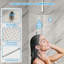 Pomme de douche 12 pouces avec système de douche au plafond avec douchette et bec de baignoire-102381062