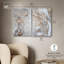 Perle marée ensemble de 2 ensembles d'art géode sur toile -598950647-598950655