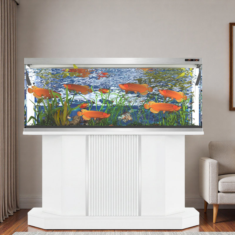 Support d'aquarium avec prise de courant et armoire de rangement