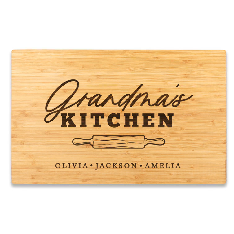Custom Cutting Board for Grandma's Kitchen, Mom's Kitchen, or
