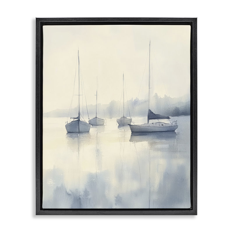 Cadre flottant Subtile Tides Of Freedom, design par Novae, H 21 po x l 17 po, Cadre flottant noir de jais