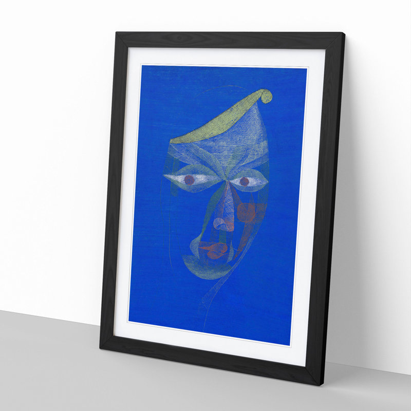 Portrait of an Oriental by Paul Klee - Framed Print, Black Framed, 36cm H x 27cm W x 2cm D