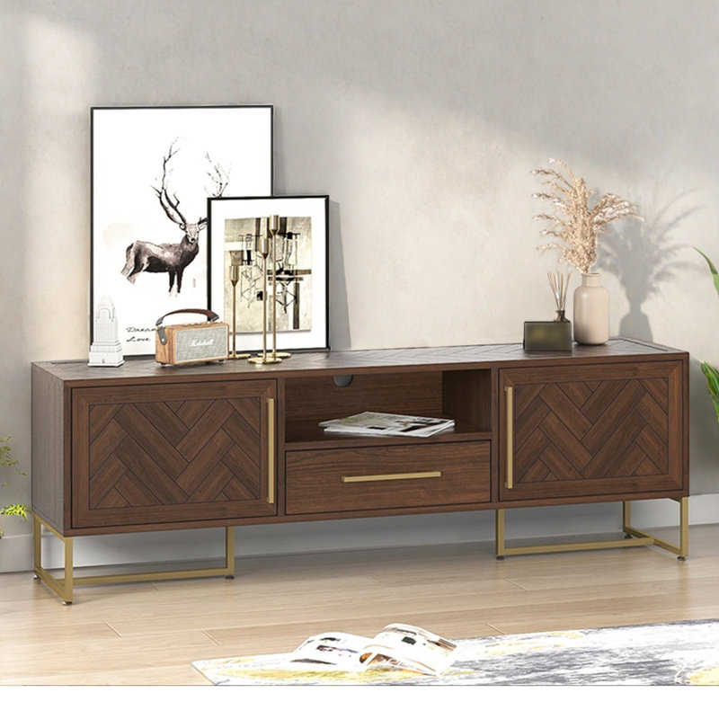 Petit meuble télé de style moderne, 86.61"