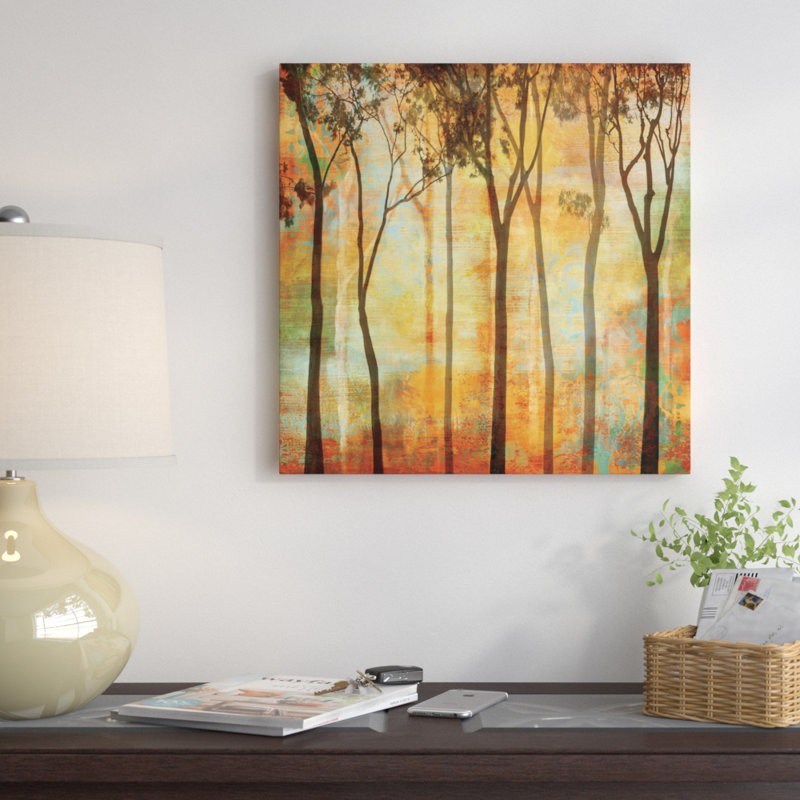 « magique forest i », reproduction d’art sur toile, H 12 po x l 12 po x P 0,75 po