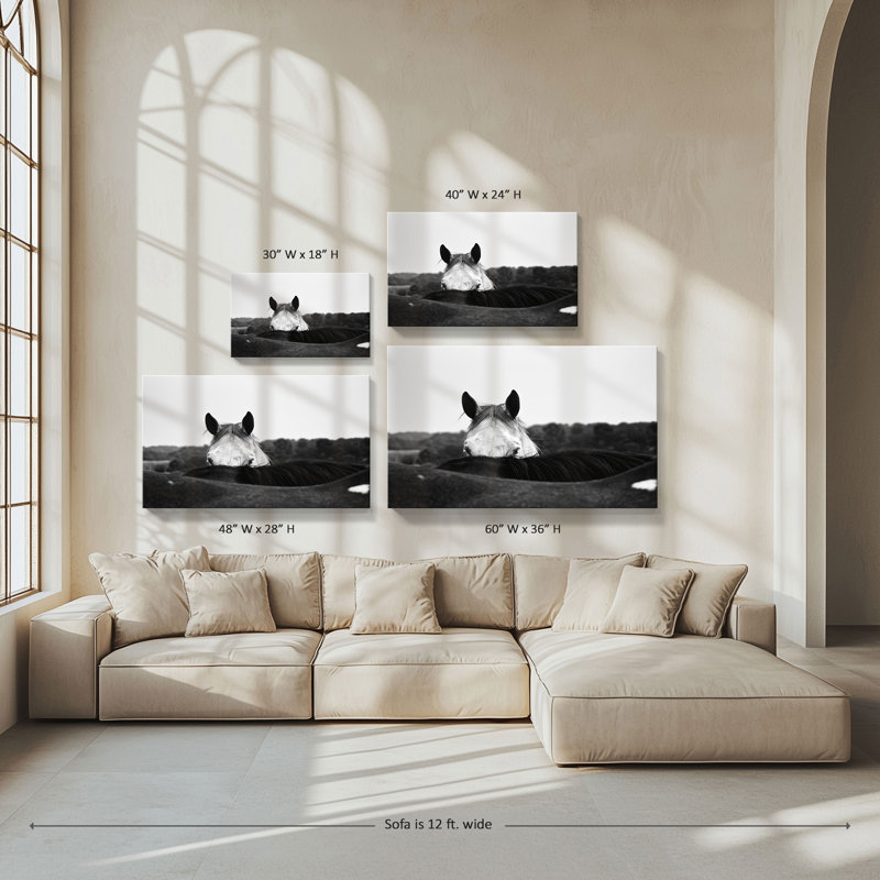 "Flirt" par Aledanda, reproduction sur toile, H 36 po x l 60 po