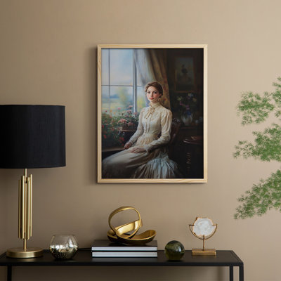 Reproduction encadrée WOMEN Series CCXLV - bois massif