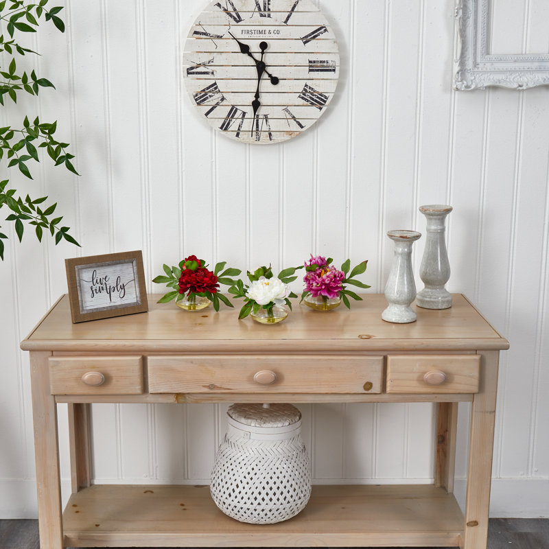 Peony Arrangement in Vase