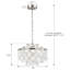 Luminaire suspendu en nickel poli naturel Capiz-132572029