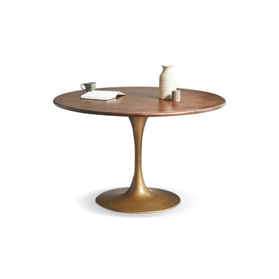 Walnut Round Solid Wood Dining table