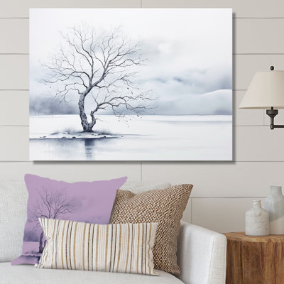Winters Tree Minimalisme I - impression d'art mural arbre