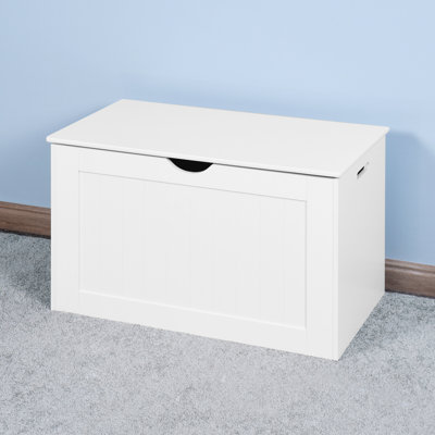 Versatile White Storage Unit With Hinges - Use In Various Rooms Store Blankets And More Items Box 2 Your Essentials Safely For Bedroom Living Room