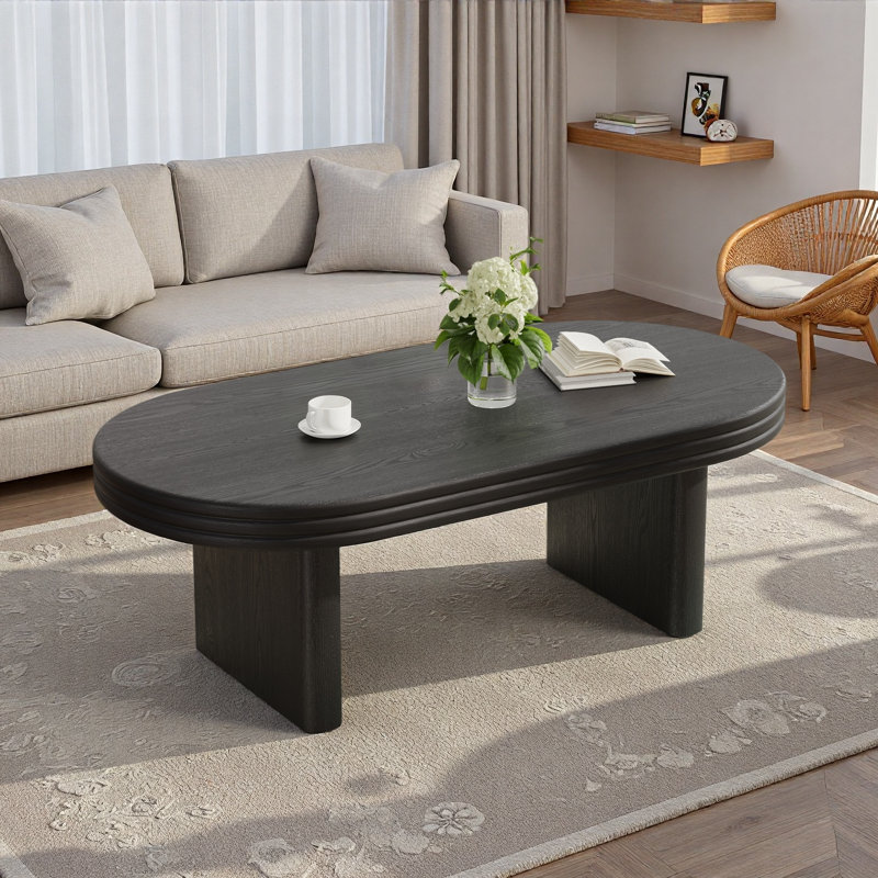 Table basse Mid Century Modern, Noir