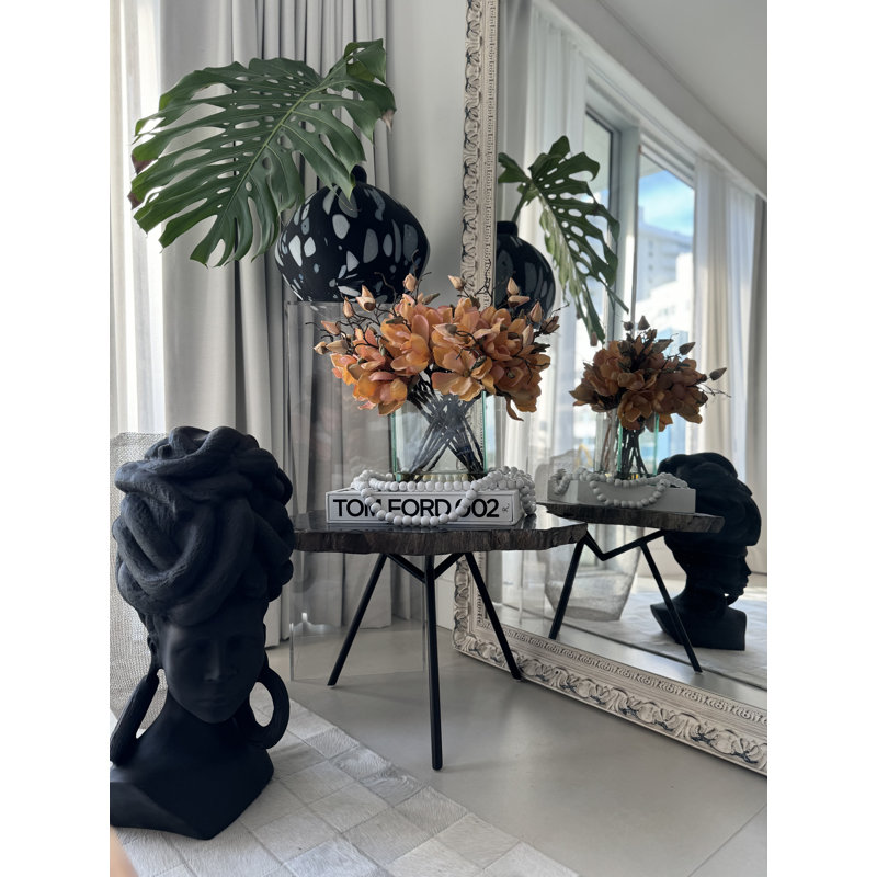 Magnolia Arrangement in Vase, Orange