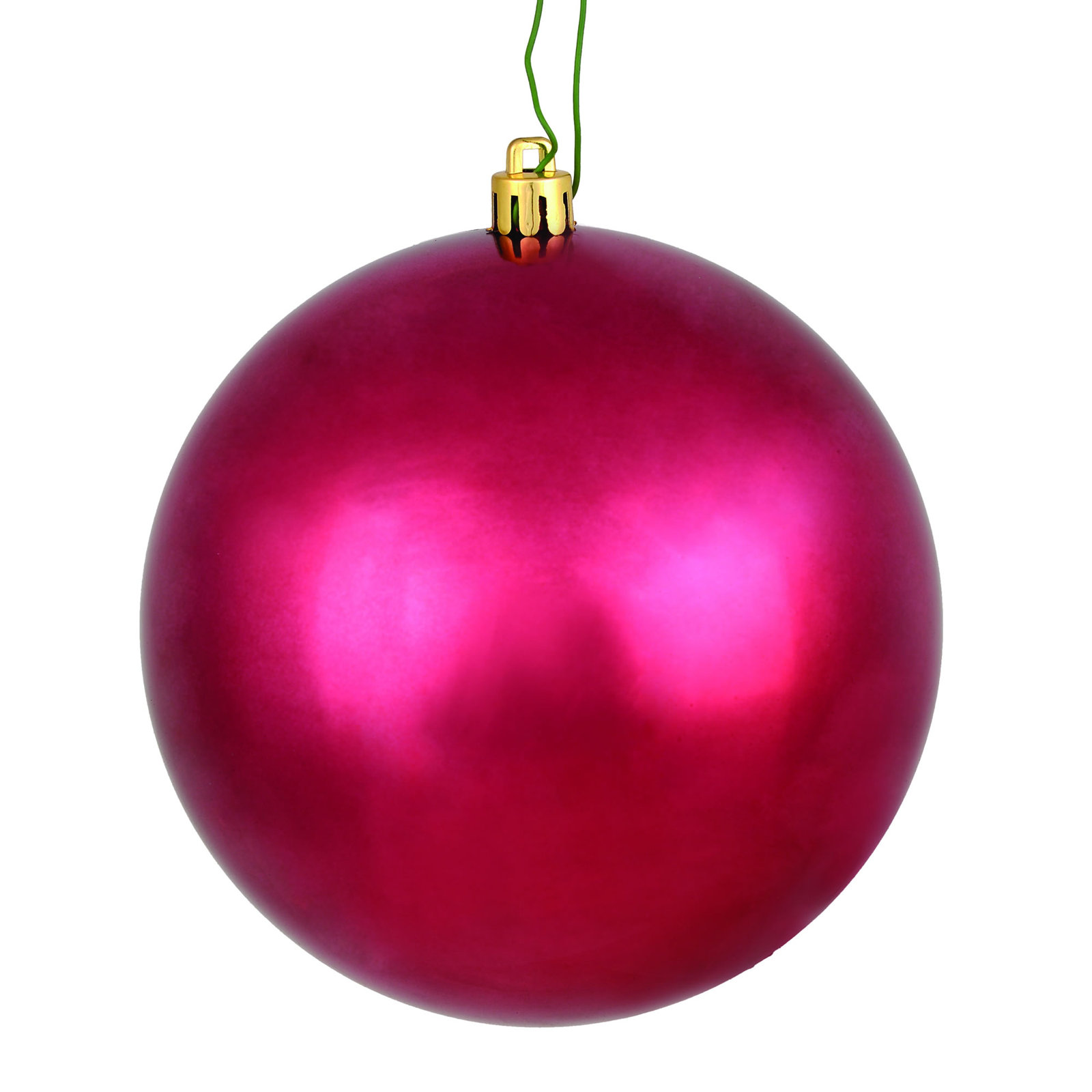 Holiday Décor Ball Ornament, Berry Red Shiny, 2.75" H x 2.75" W x 2.75" D
