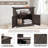 Outdoor Storage Cabinet,Outdoor Cabinet For Patio Outdoor Bar Cart With Rolling Wheels Patio Bar Table With Storage Wicker Buffet Cabinet Prep Table Kitchen Serving Cart With Door,Shelves,Handle Brown