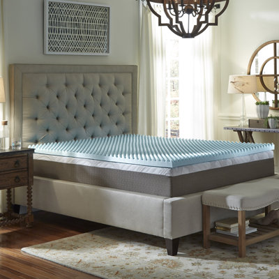 Surmatelas en mousse viscoélastique réversible Wayfair Sleep