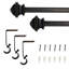 Tringle à rideaux simple ajustable carrée 5/8 po Hartwell-1985908567