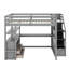 Lit mezzanine double avec bureau et tablettes-634070676-634070679