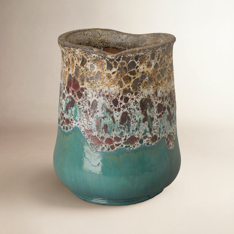 Billitteri Ceramic Pot Planter, 30" H x 22" W x 22" D