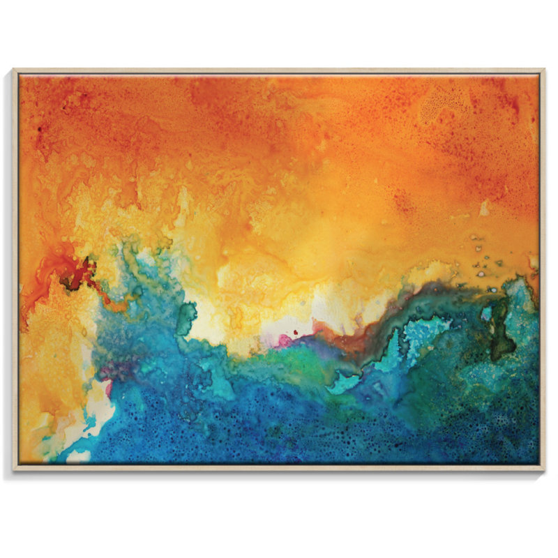 Jennifer Webb - Painting on Canvas, Timber, 31cm H x 61cm W