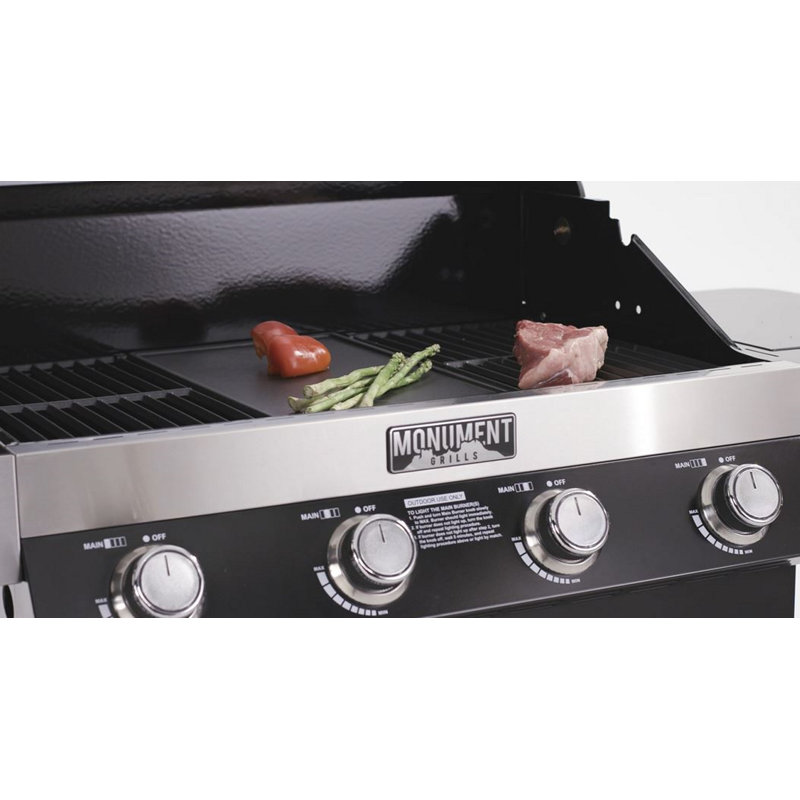 Monument Grills Reversible Cast Iron Cooking Plate