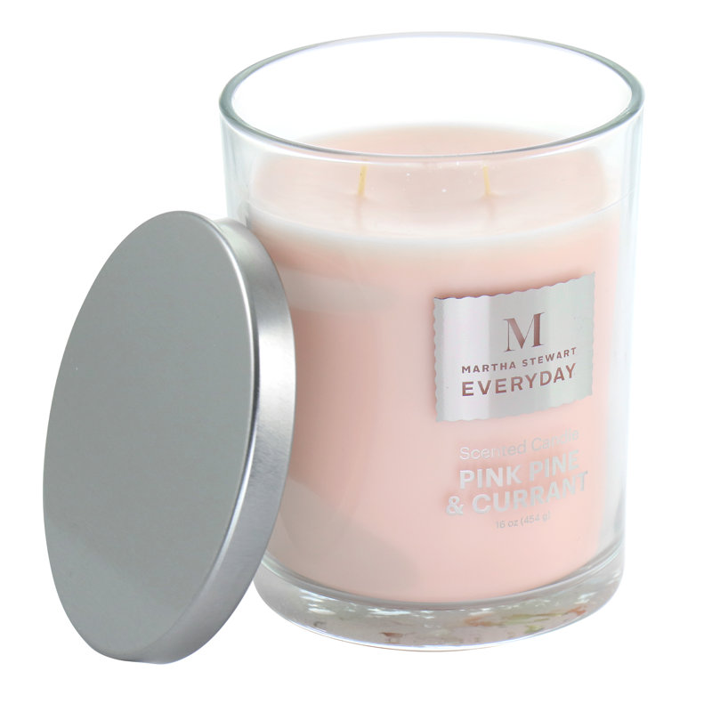 Scented Jar Candle, Pink 