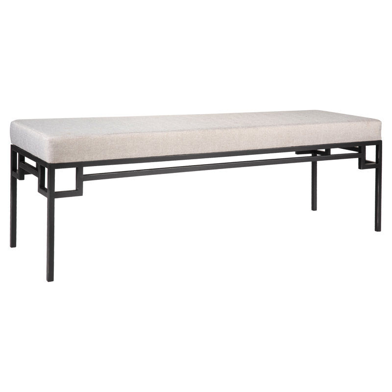 Jackson Metal Bench, Flat Black