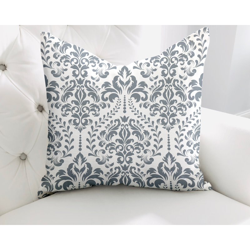  Adeline Square Cotton Pillow Cover & Insert, 17H" x 17W", 15H" x 15W"