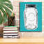 «Pop Art Mason Jar Blue» par Linda Woods, art mural sur toile-858539484