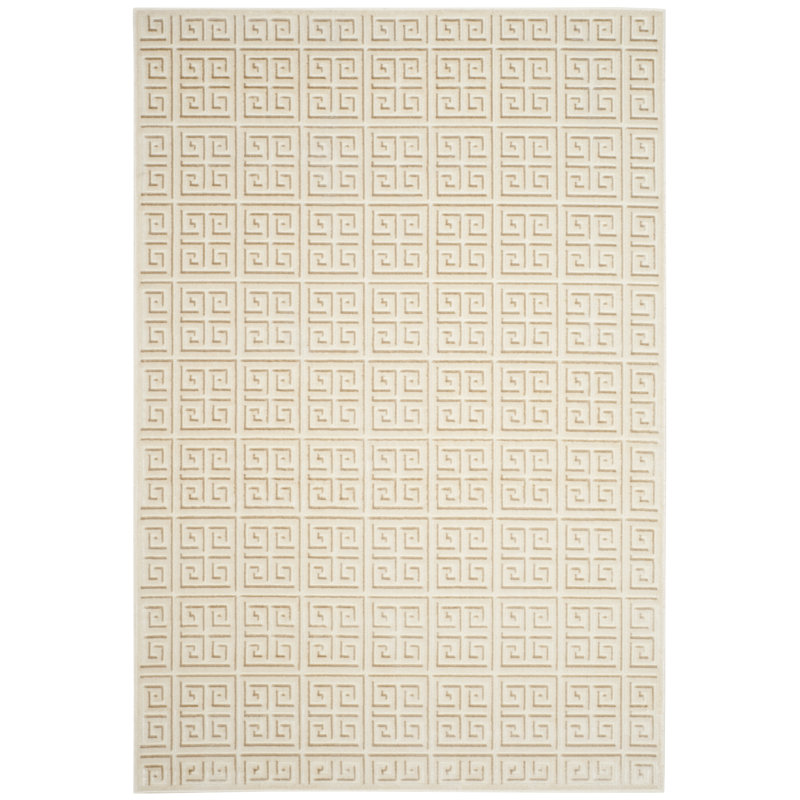 Mckinney Geometric Viscose Area Rug, Rectangle 155 x 229 cm