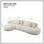 Canapé modulaire surdimensionné en L Yusuf-1530039168-1530039173