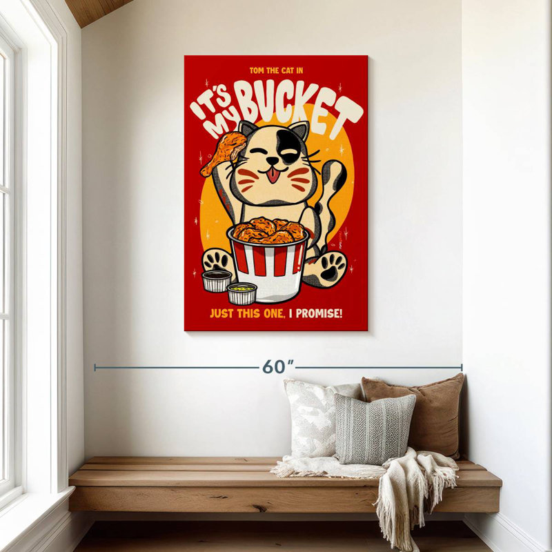 Yarlin It's My Bucket, 45" H x 30" W