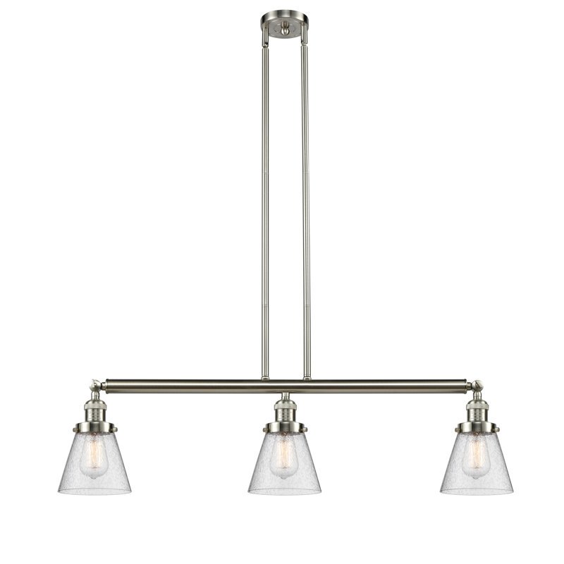 Montano 3 - Light Kitchen Island Pendant, No Bulb Included, Seedy, Antique Brass