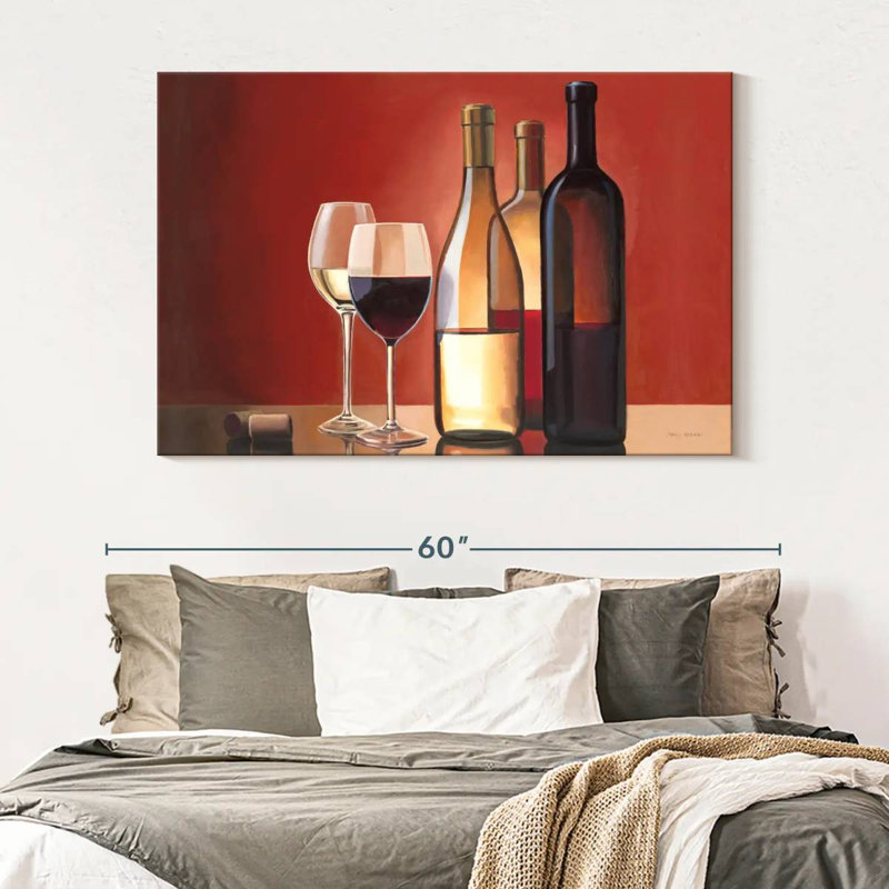 Yarlin Wine Trio, 34" H x 51" W