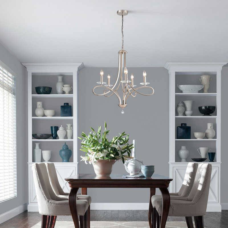 5-Light Candle Style Classic/Traditional Chandelier