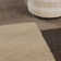 Tapis intérieur beige en polypropylène à blocs de couleur Benne avec envers en jute