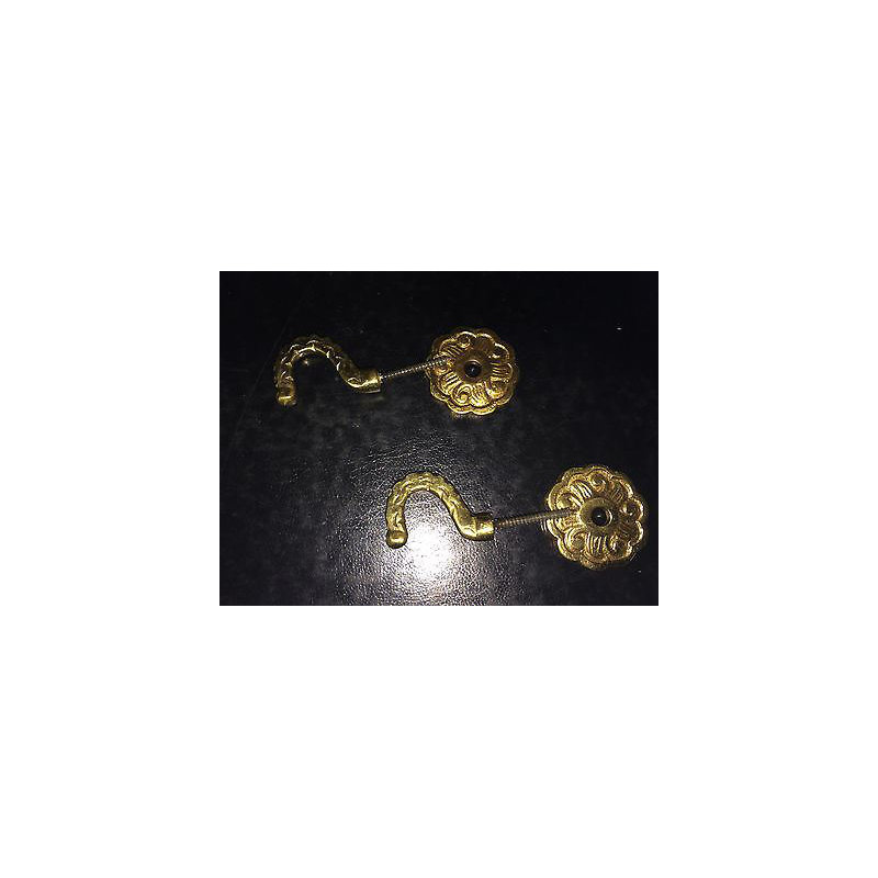 Polished Brass 2cm Curtain Holdback