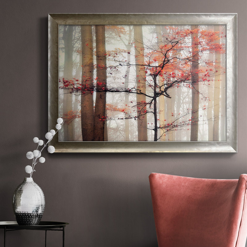 Toile encadrée orange Premium Awakening - prête à être accrochée, 16" H x 20" W