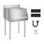 VEVOR 61.6L Ice Chest in Silver