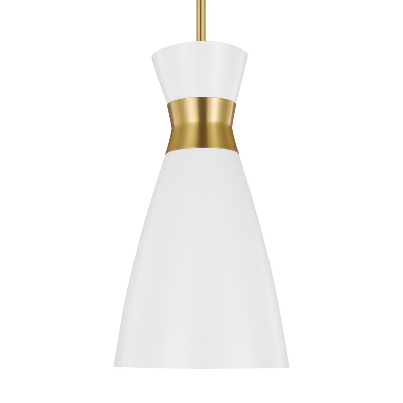 Agata 1 - Light Single Pendant, Burnished Brass