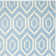 Dhurries Hand Woven Flat Weave Wool/Cotton Geometric Rug in Ivory/Blue