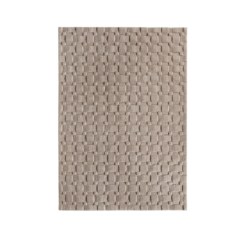Basketweave Blush Rug, Rectangle 120 x 170cm