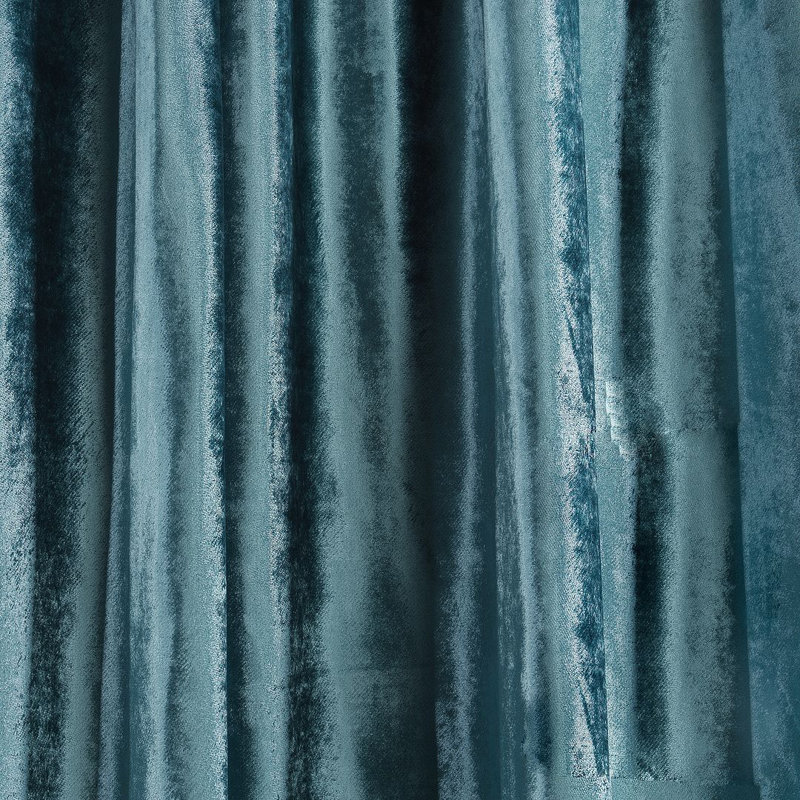 Room Darkening Single Curtain Panel, Dark Blue, 245cm Width x 325cm Drop