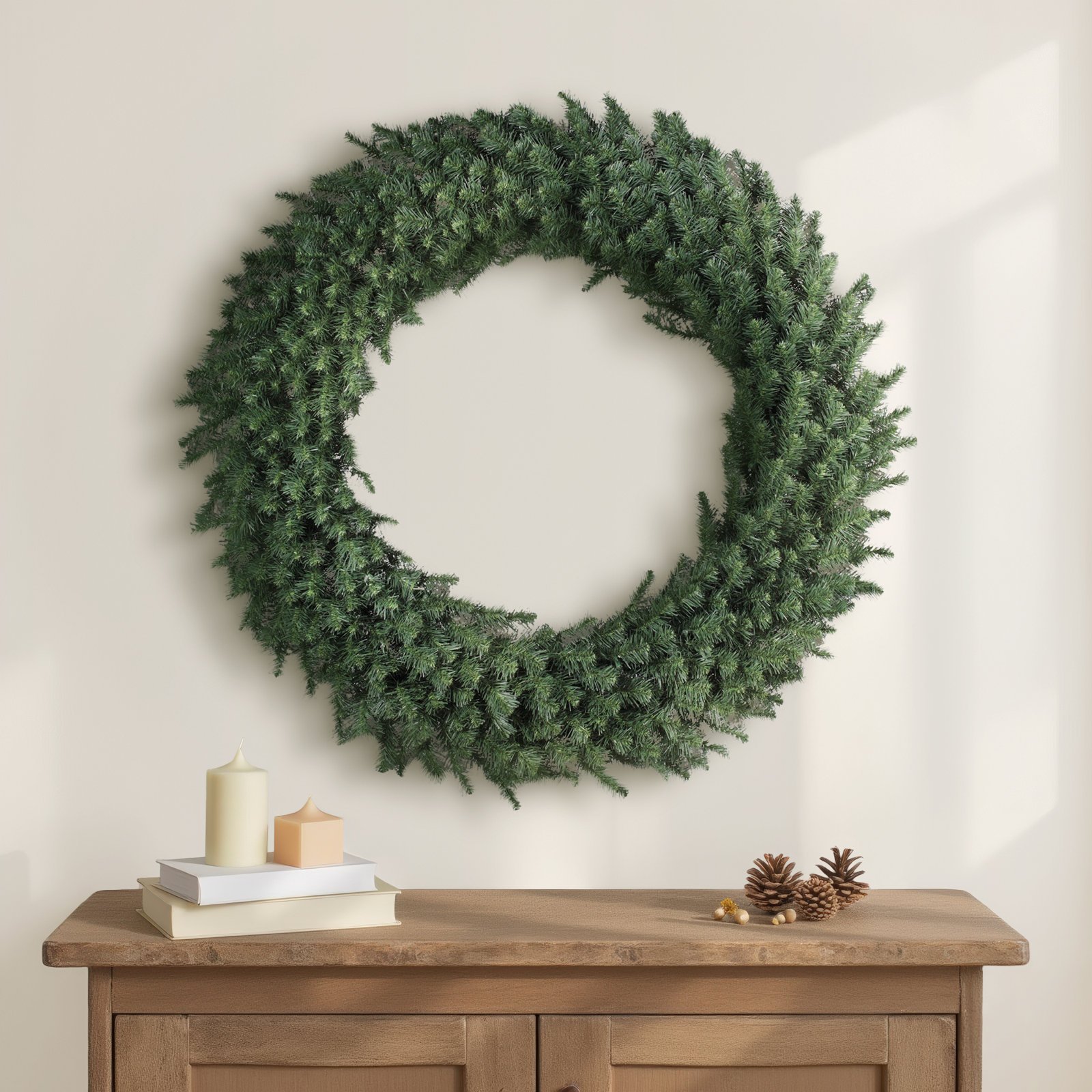 Alcott Hill® Douglas 60" Fir Wreath, 42" H