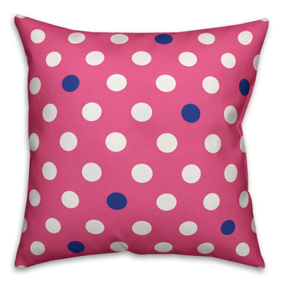 Coussin décoratif à pois