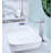 Waterfall Spout Bathroom Sink Single Handle Faucet With Pop-Up Drain (No Overflow)